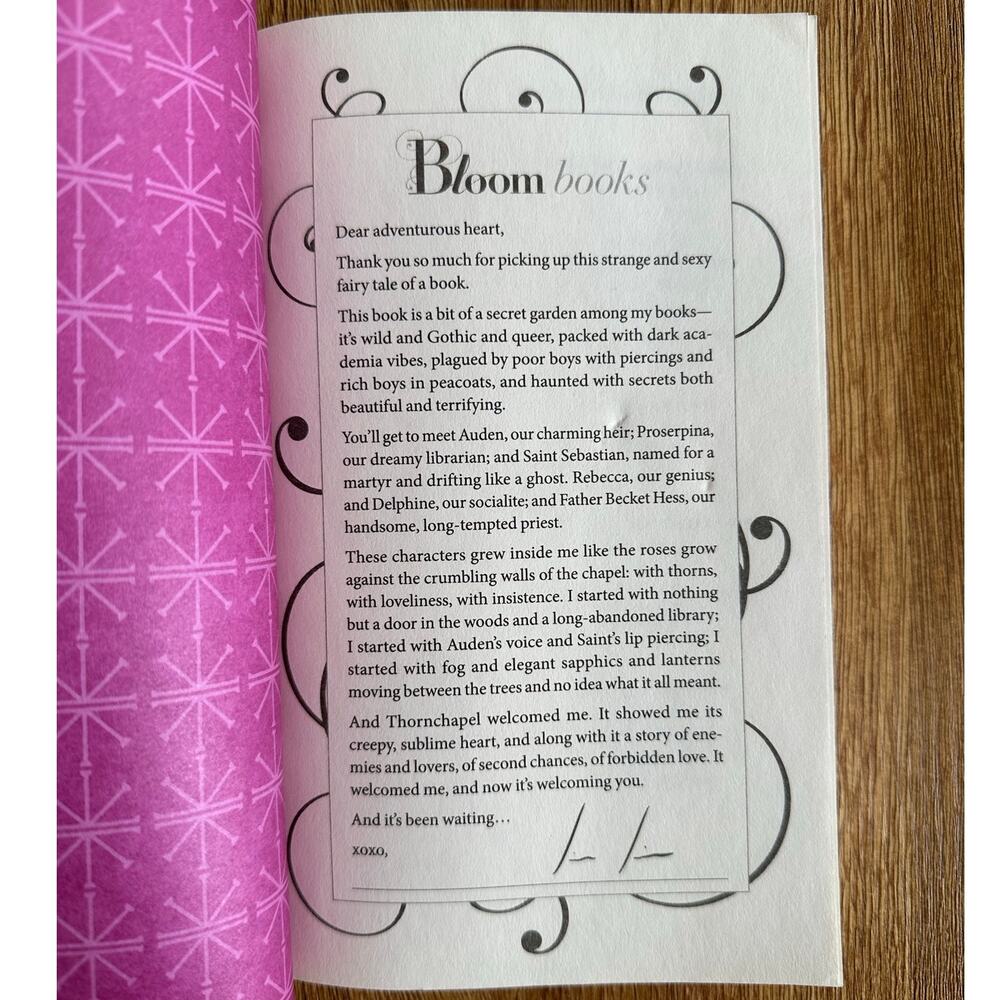 A Lesson In Thorns By Sierra Simone Digitally Signed Paperback - Picture 8 of 9